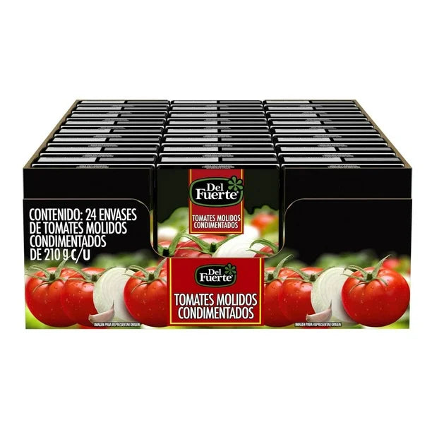 Caja de Pure Tomate Del Fuerte Condimentado -Diferentes Presentaciones
