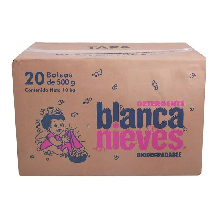 DETERGENTE EN POLVO BLANCA NIEVES 20/500GR CJ