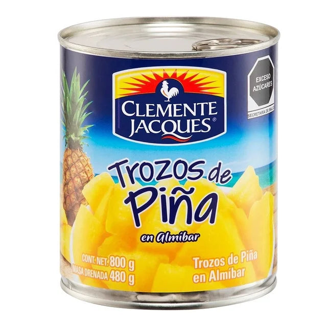 Piña almibar Clemente Jacques Trozos - Diferentes Presentaciones