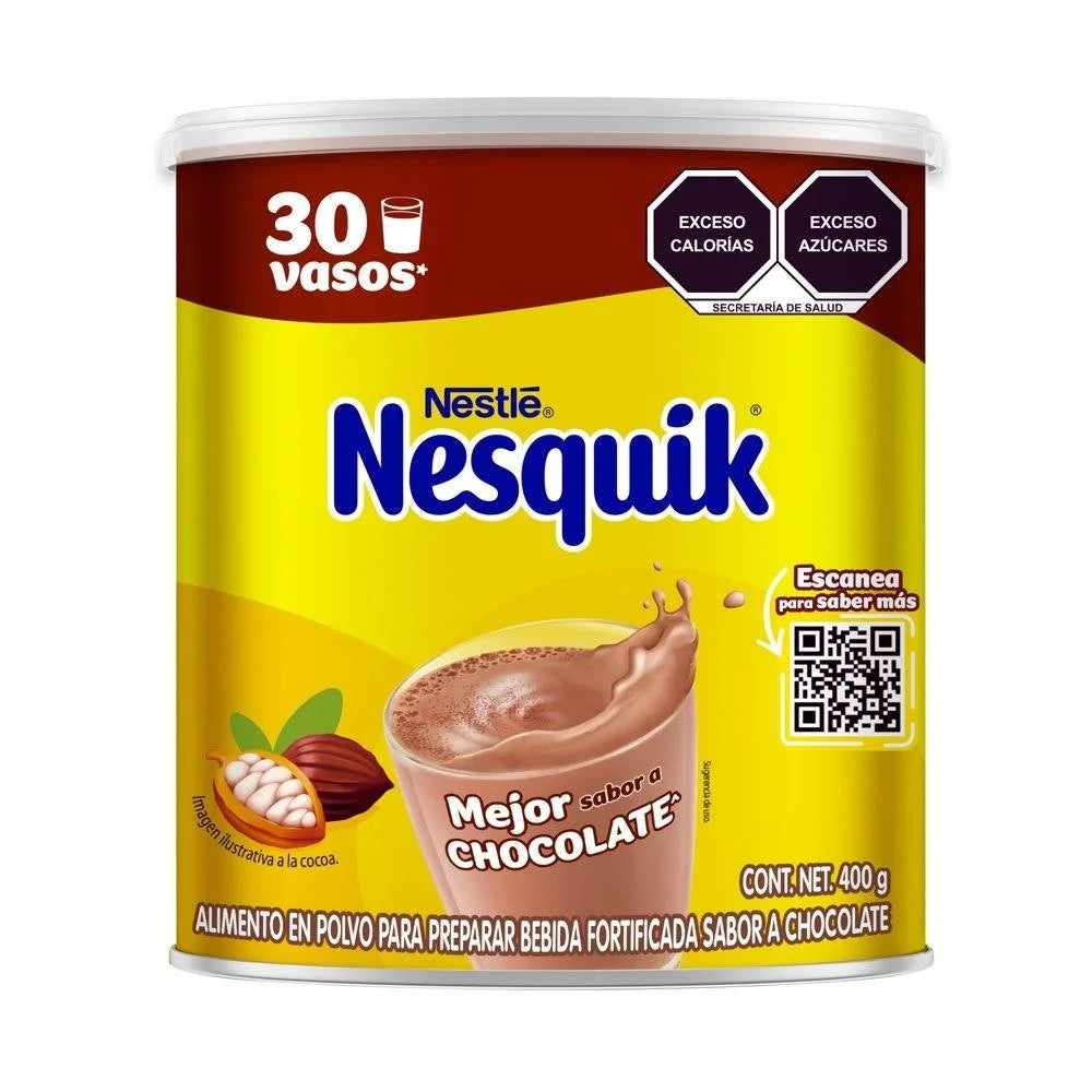 Caja de 24 Piezas de 400 GR c/u de Chocolate Nesquik