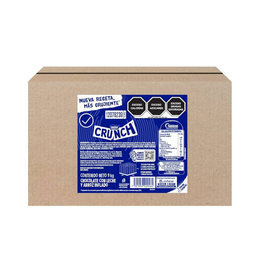 CHOCOLATE CRUNCH TROZO 9KG