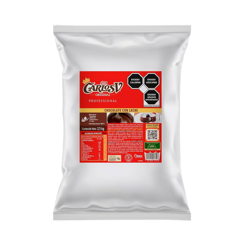 CHOCOLATE CARLOS V TROCEADO 2.5KG