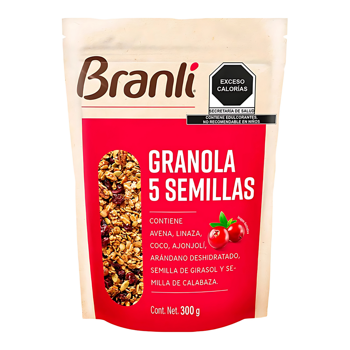 GRANOLA 5 SEMILLAS BRANLI 300GR