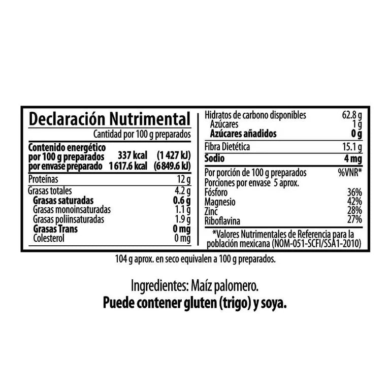 MAIZ PALMERO VERDE VALLE 40/500GR PQ