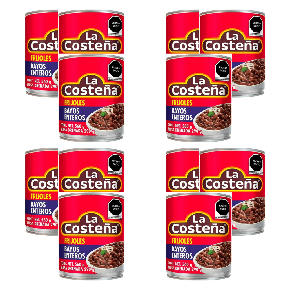 Frijoles La Costeña Bayos Enteros - Diferentes Presentaciones