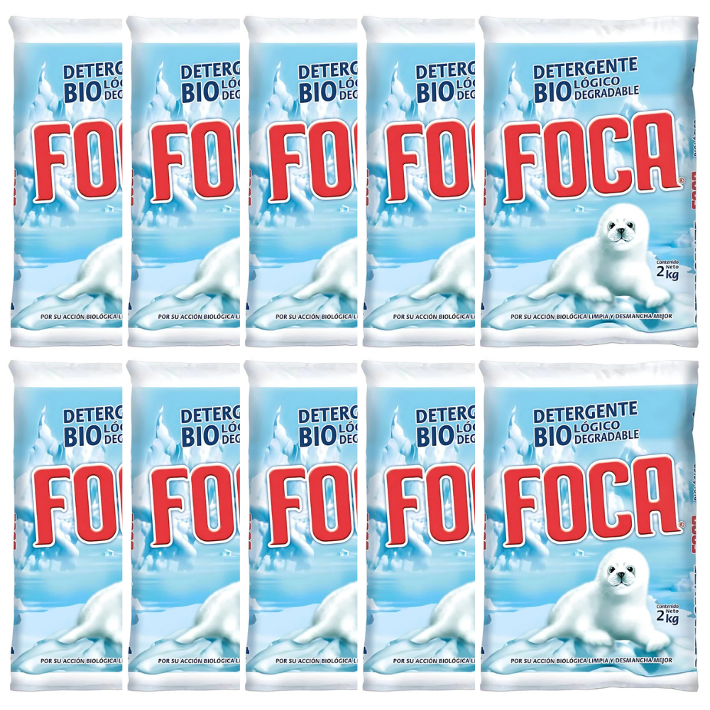 DETERGENTE EN POLVO FOCA 10/2KG CJ