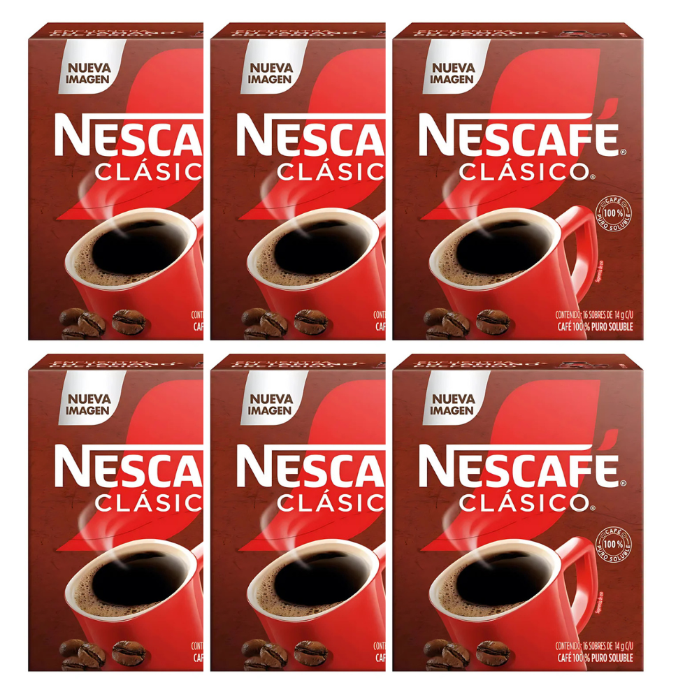 NESCAFE CLASICO SOBRE 6/16/14G