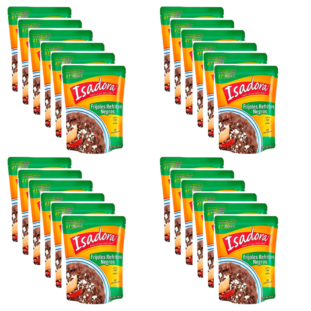 FRIJOLES ISADORA NEGRO 24/430GR CJ