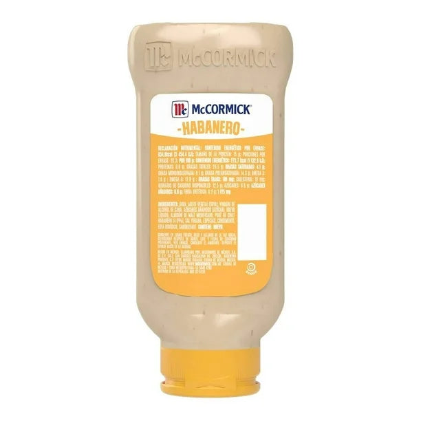Caja de 12 Piezas de 305 GR c/u de Aderezo Mayonesa Mccormick Habanero