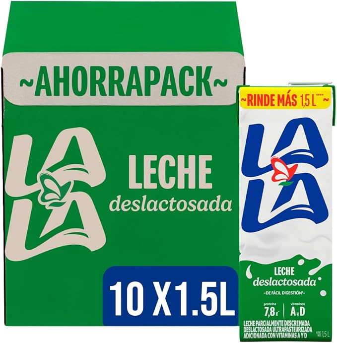 LECHE LALA DESLACTOSADA 10/1.5L CJ