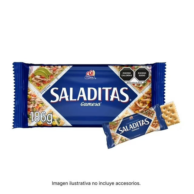 GALLETAS SALADITAS GAMESA 12/186GR CJ
