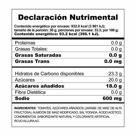 Catsup Embasa - Diferentes Presentaciones