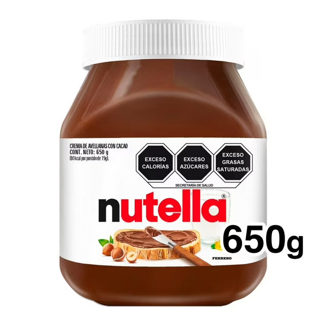CREMA DE AVELLANA NUTELLA 12/650GR CJ