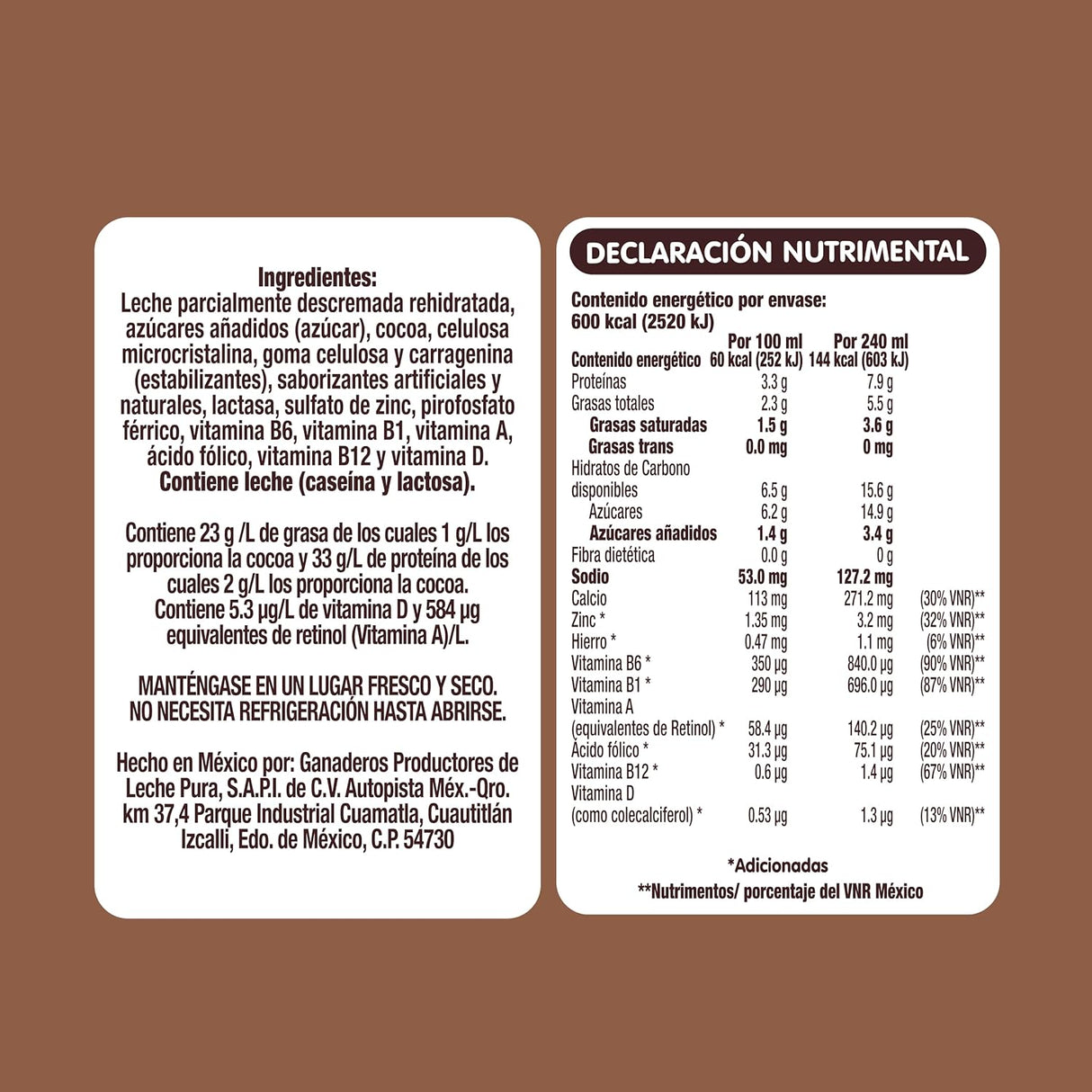Leche Alpura Chocolate - Diferentes Presentaciones