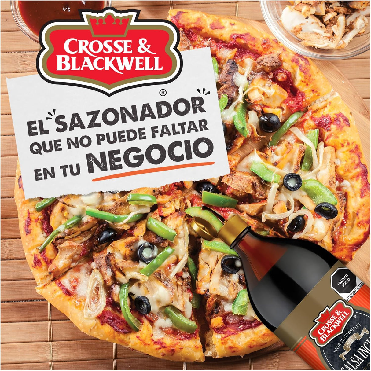Crosse & Blackwell Salsa Inglesa Original – Diferentes Presentaciones