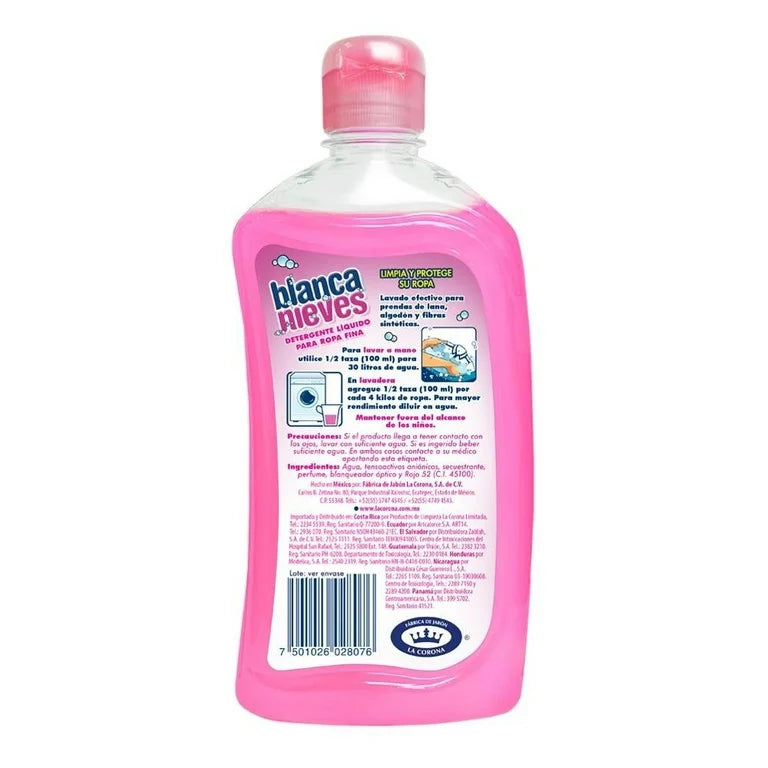 DETERGENTE LIQUIDO BLANCA NIEVES 12/480ML