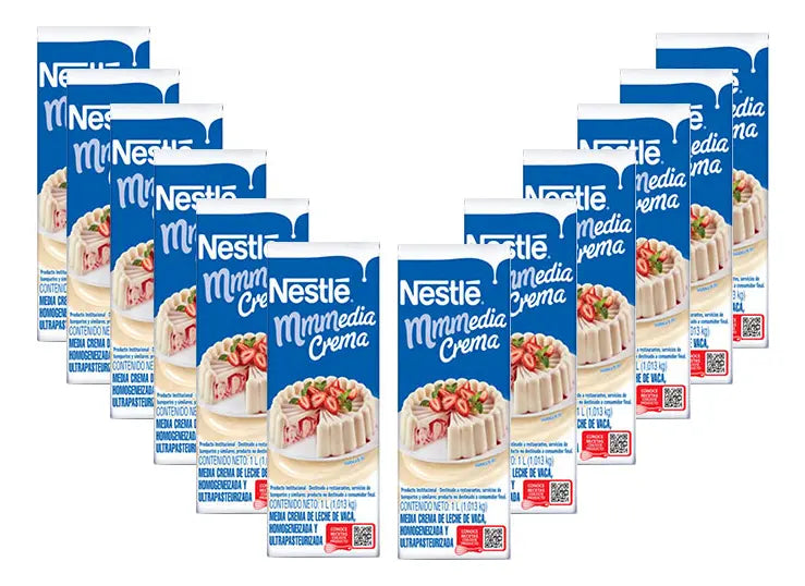 Media crema Nestle - Diferentes Presentaciones