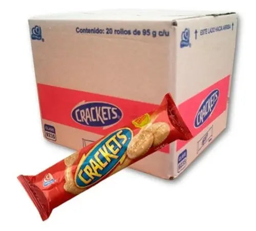 Caja de 20 Piezas de 95GR c/u de Galletas Crackets