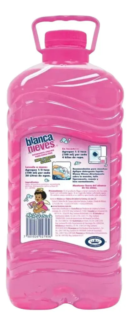 DETERGENTE LIQUIDO BLANCA NIEVES 4/3.785LT CJ