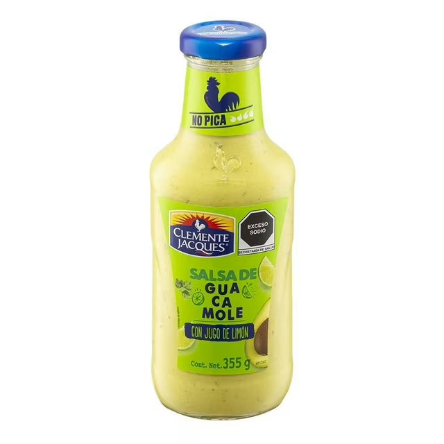 Caja de 12 Piezas de 355GR c/u de Salsa Guacamole Serrano Clemente Jacques