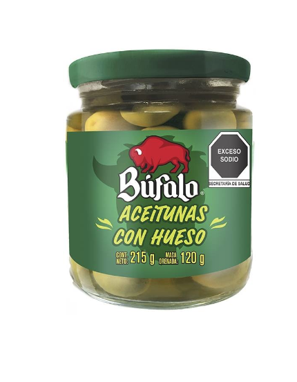 Aceitunas con hueso Bufalo