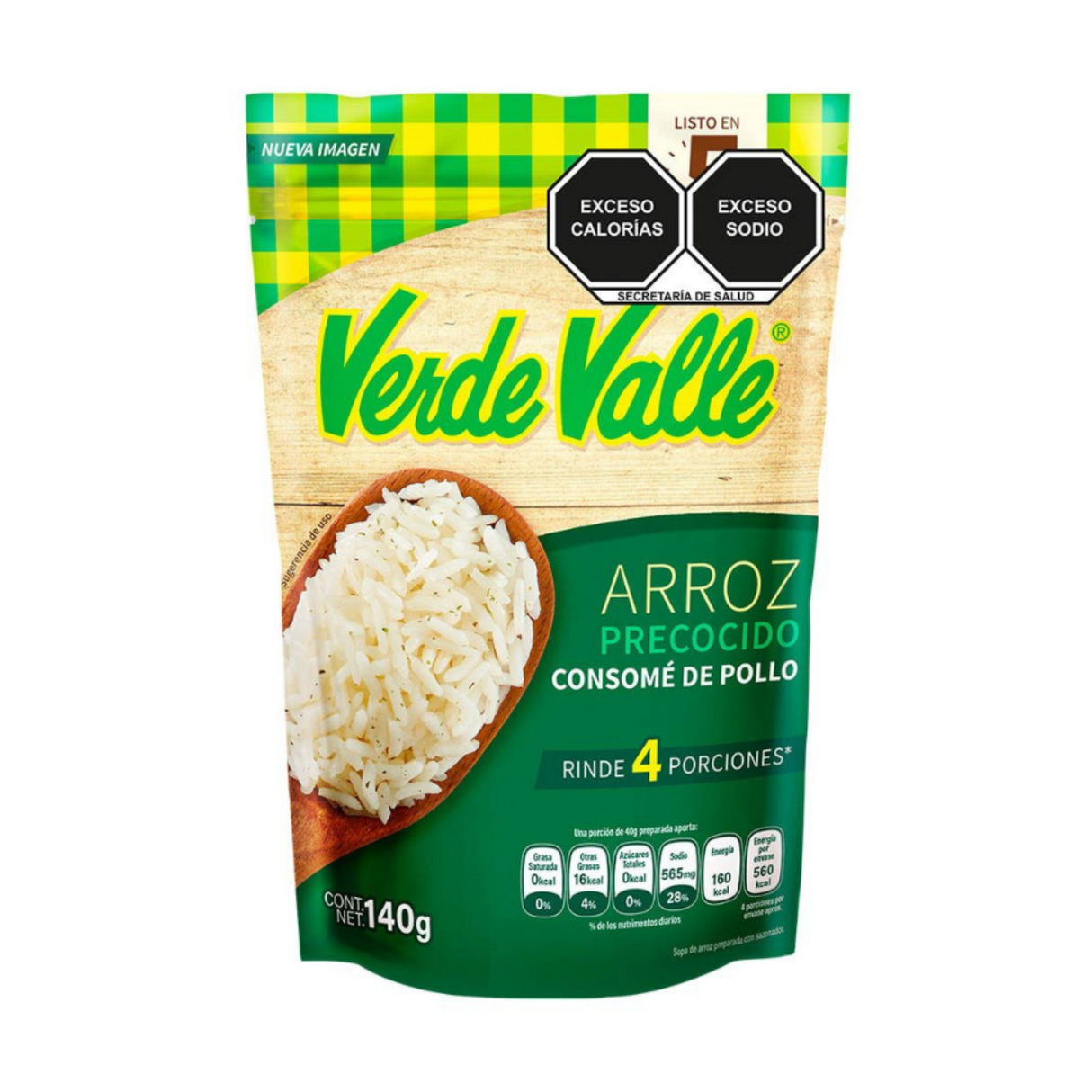 Arroz Blanco Precocido Verde Valle