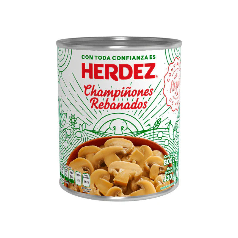 Champiñones rebanados Herdez