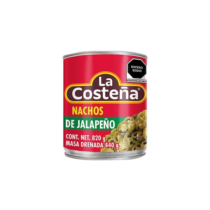 Chiles nachos en lata La Costeña