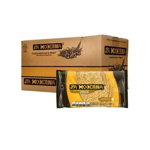 Caja de 20 Piezas de 200 GR c/u Sopa La Moderna Lengua