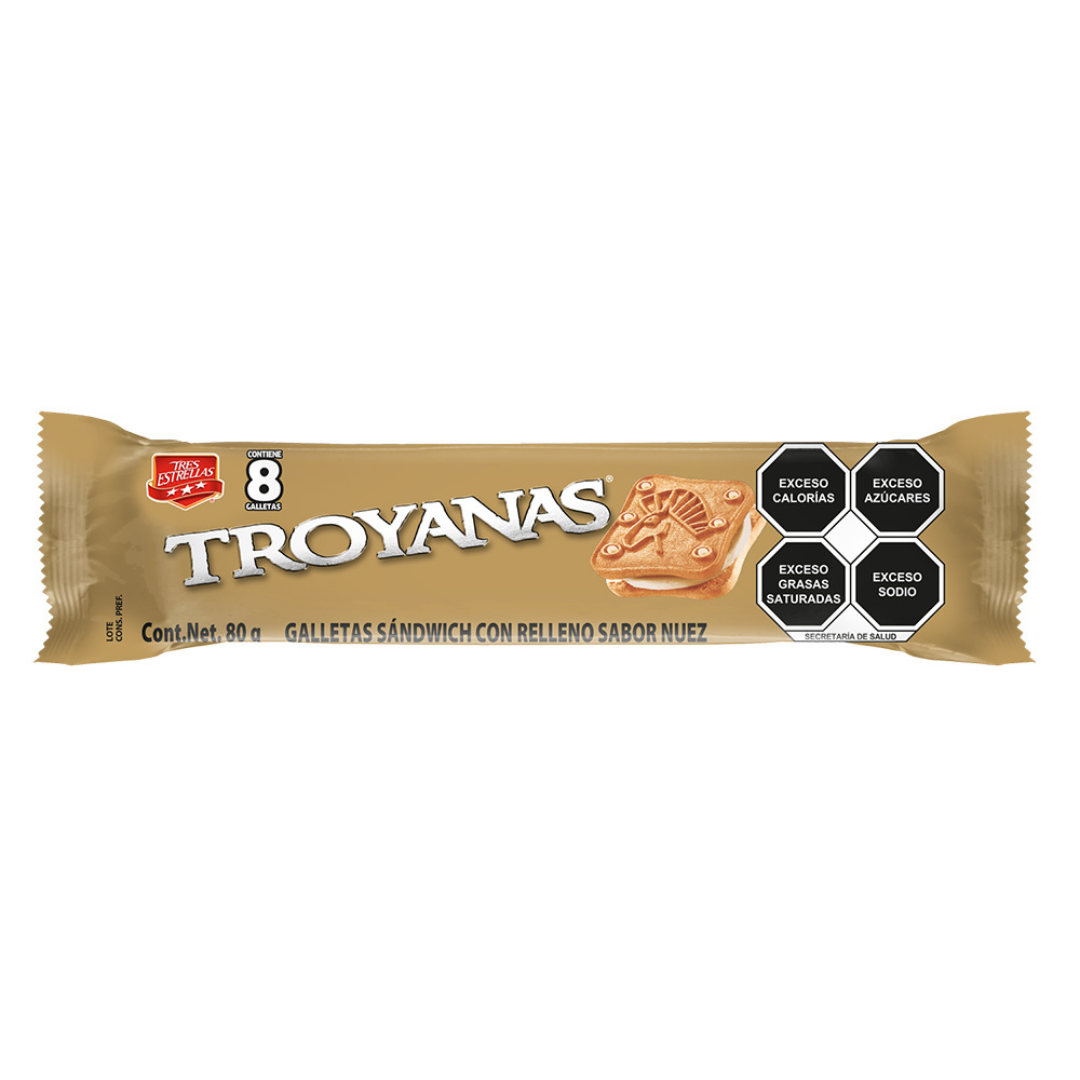 Galletas Troyanas Nuez