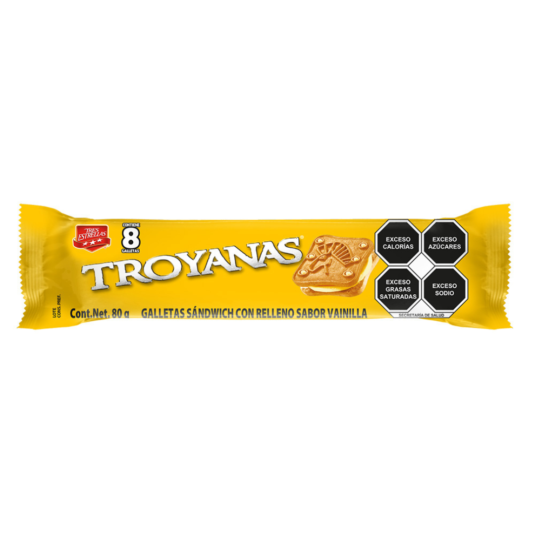 Galletas Troyanas Vainilla