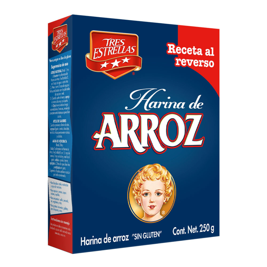 Harina De Arroz Tres Estrellas