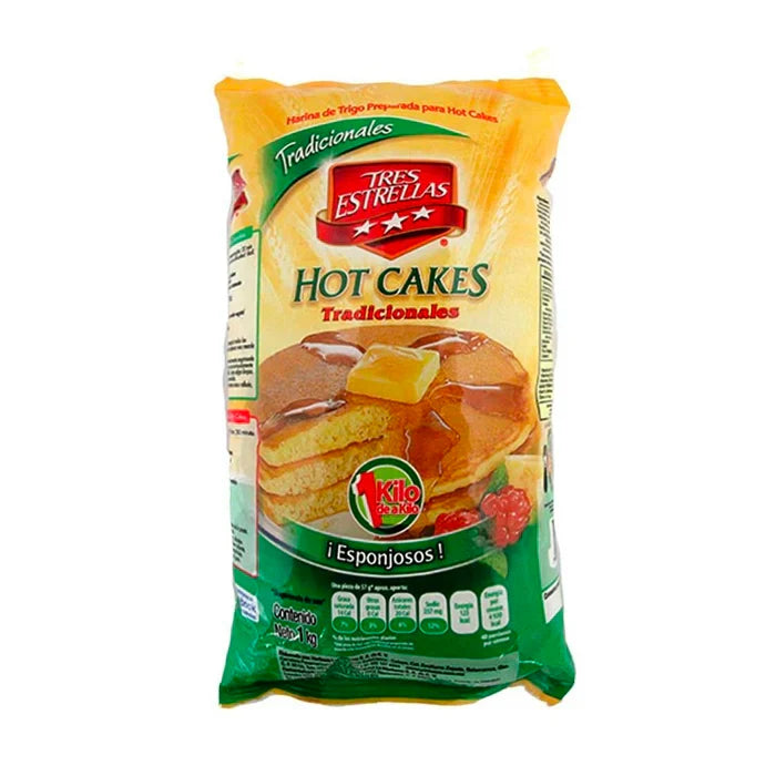 Harina Hot-Cakes Tres Estrellas