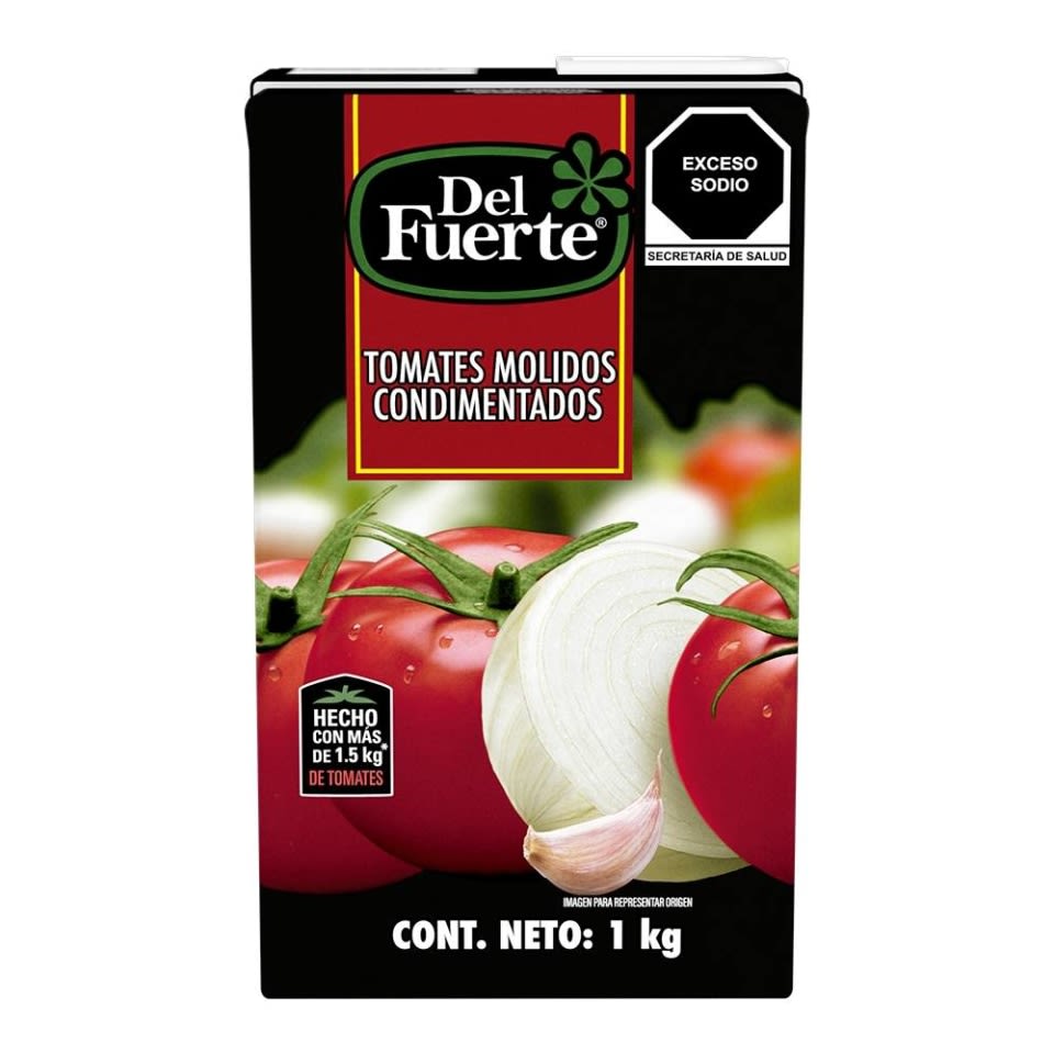 Pure de tomate condimentado Del Fuerte