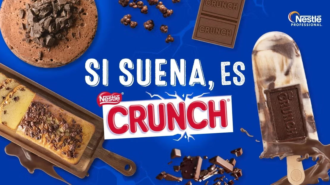 Caja de 12 Exibidores de 6 Piezas de 40 GR c/u Chocolate Crunch