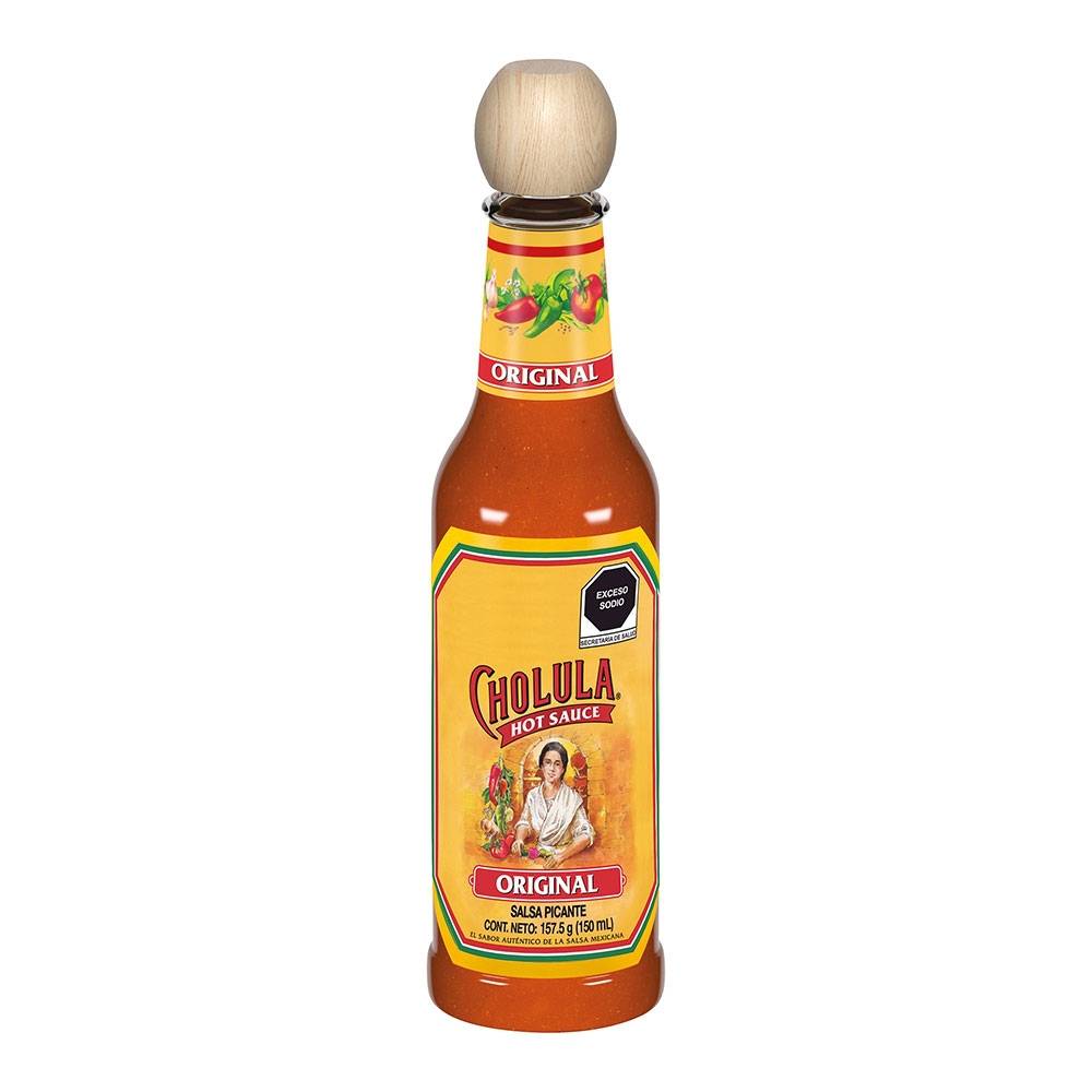 Caja de 12 Piezas de 150 ML c/u de Salsa Picante Cholula Original