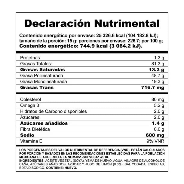 Mayonesa Mccormick - Diferentes Presentaciones