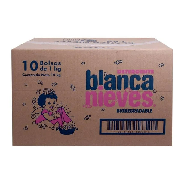 DETERGENTE EN POLVO BLANCA NIEVES 10/1KG