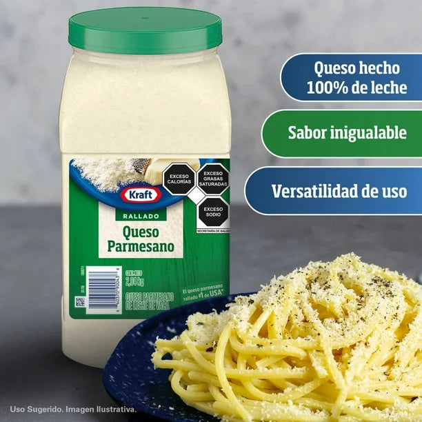 QUESO PARMESANO KRAFT 2.04KG /4 pz
