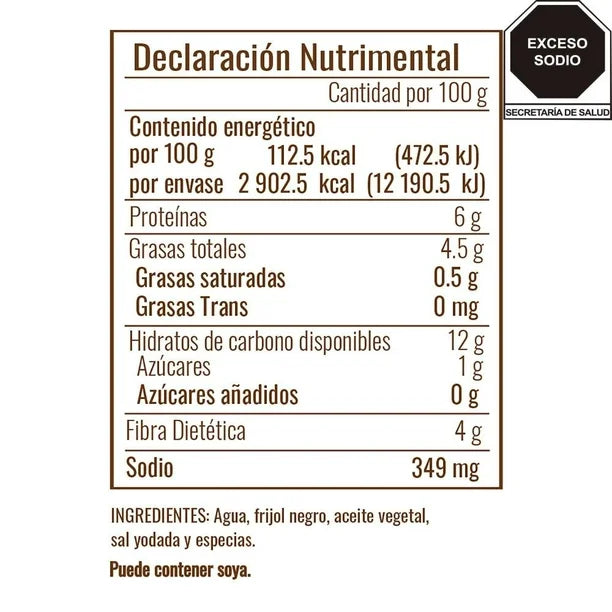 FRIJOLES ISADORA NEGRO 24/430GR CJ