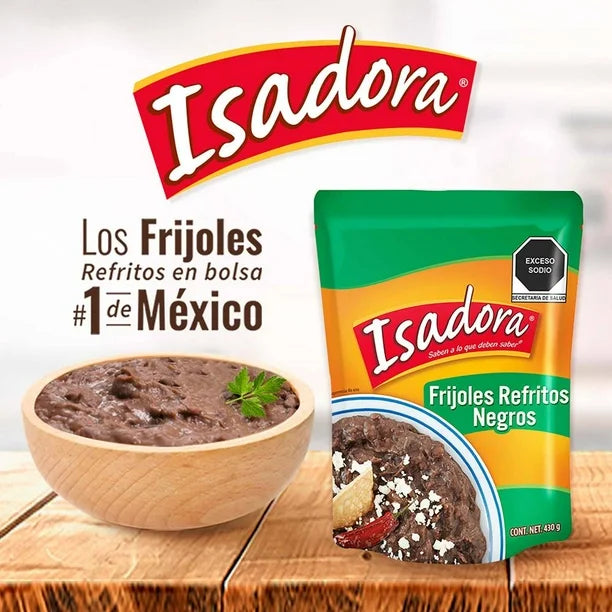 FRIJOLES ISADORA NEGRO 24/430GR CJ