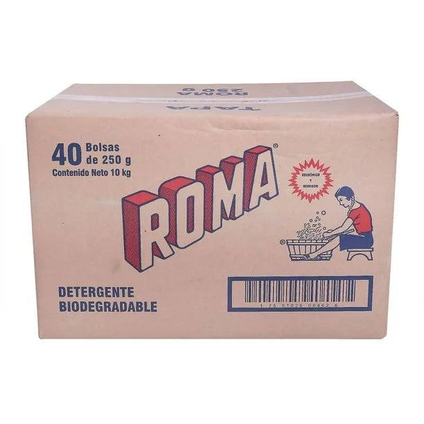 DETERGENTE EN POLVO ROMA 40/250GR CJ