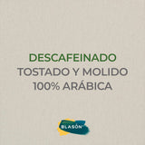 Caja de 15 Piezas de 400 GR c/u de Cafe Descafeinado Gourmet Blason