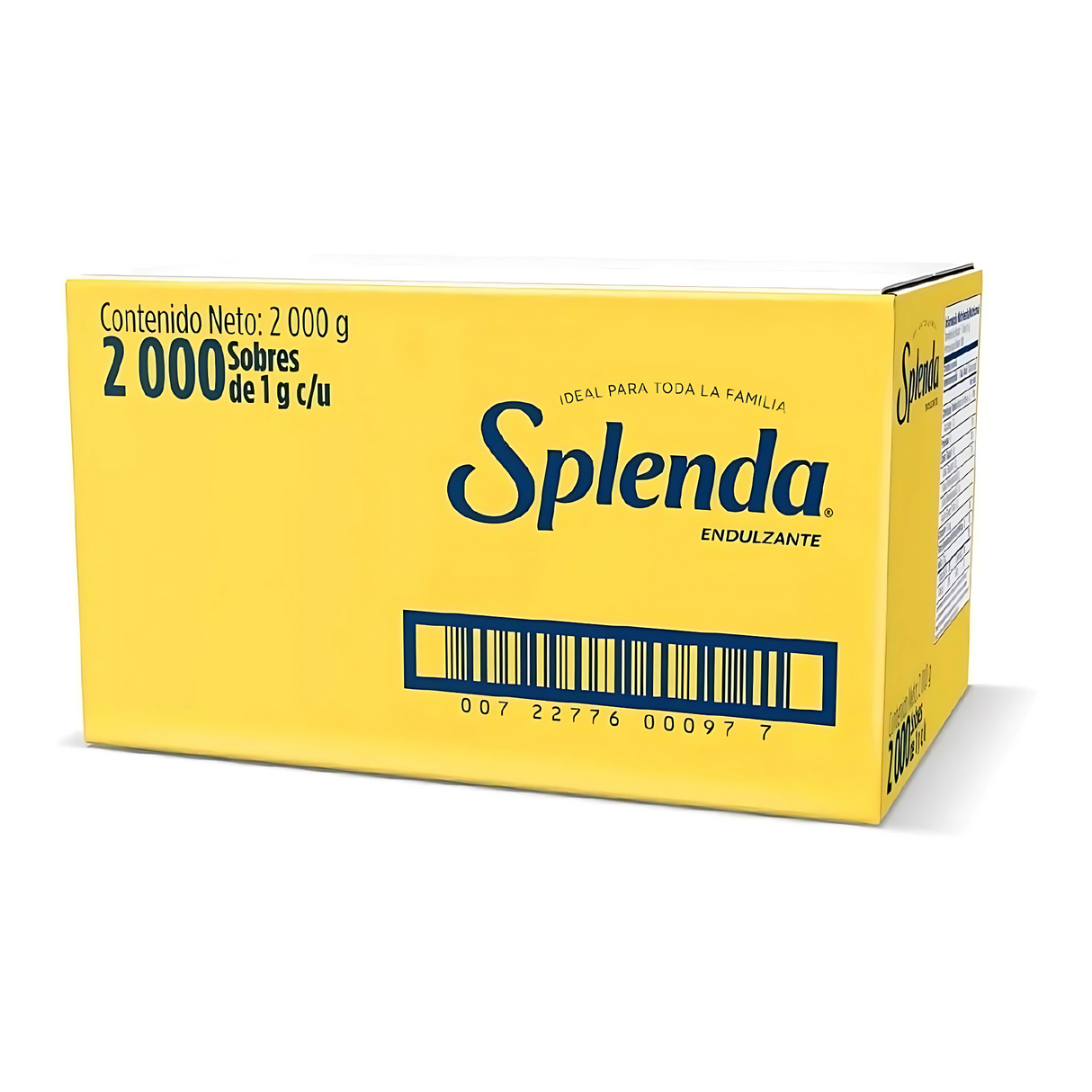 ENDULZANTE SPLENDA SIN CALORIAS 2000PZ