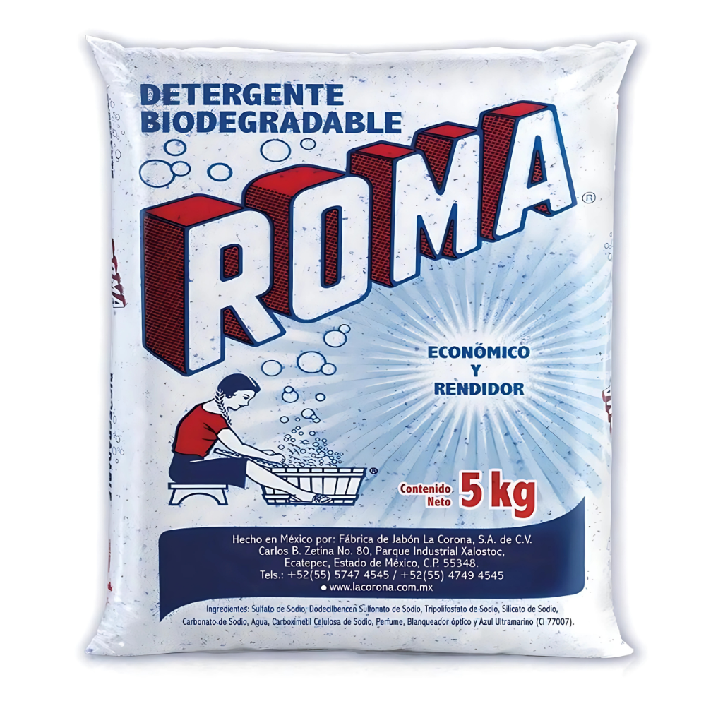 DETERGENTE POLVO ROMA 5KG