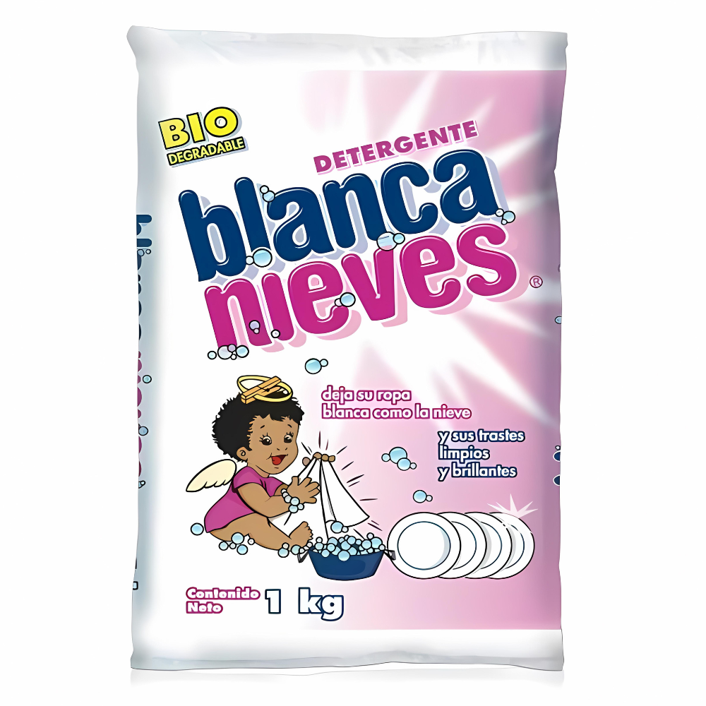 DETERGENTE EN POLVO BLANCA NIEVES 1KG