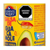 Caja de 12 Piezas de 355GR c/u de Salsa Guacamole Habanero Clemente Jacques