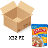 Caja de 32 piezas de 400GR c/u Frijoles Bayos Refritos Isadora