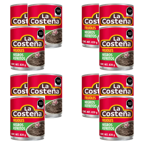 Frijoles La Costeña Negros Refritos - Diferentes Presentaciones