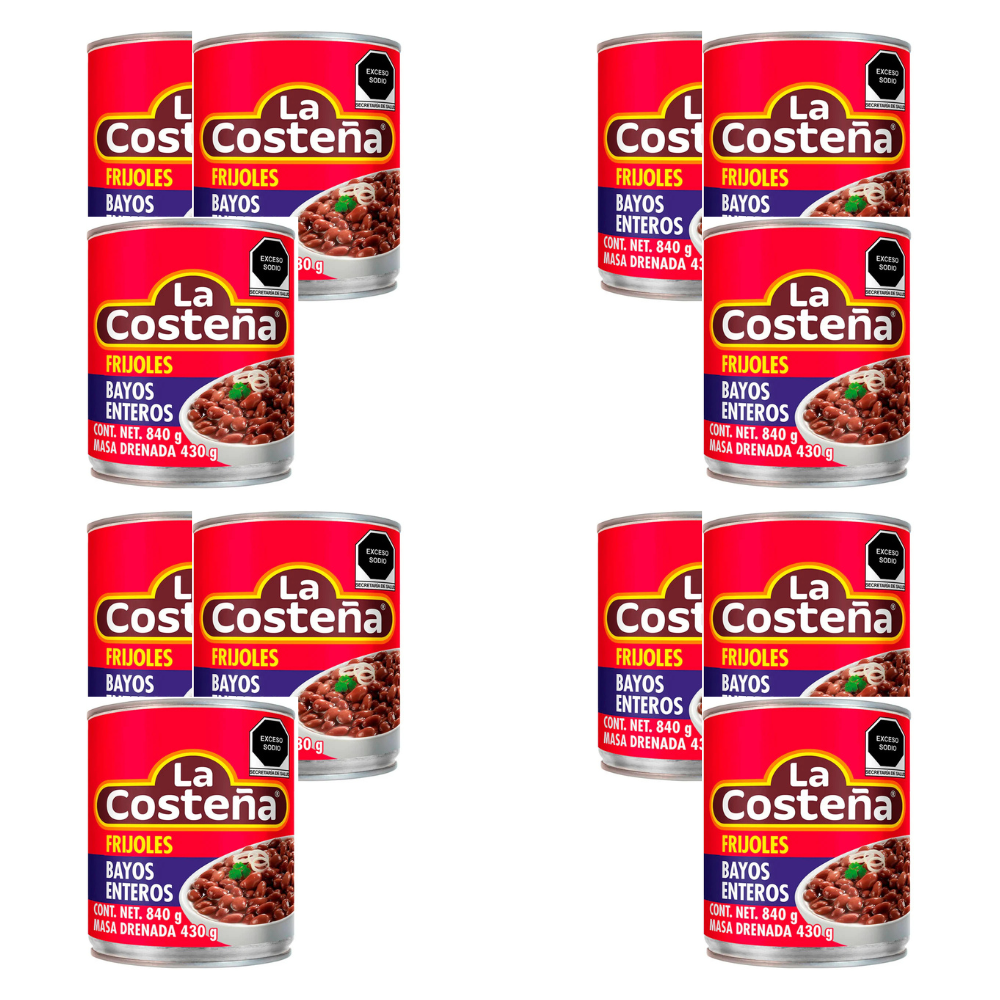 Frijoles La Costeña Bayos Enteros - Diferentes Presentaciones